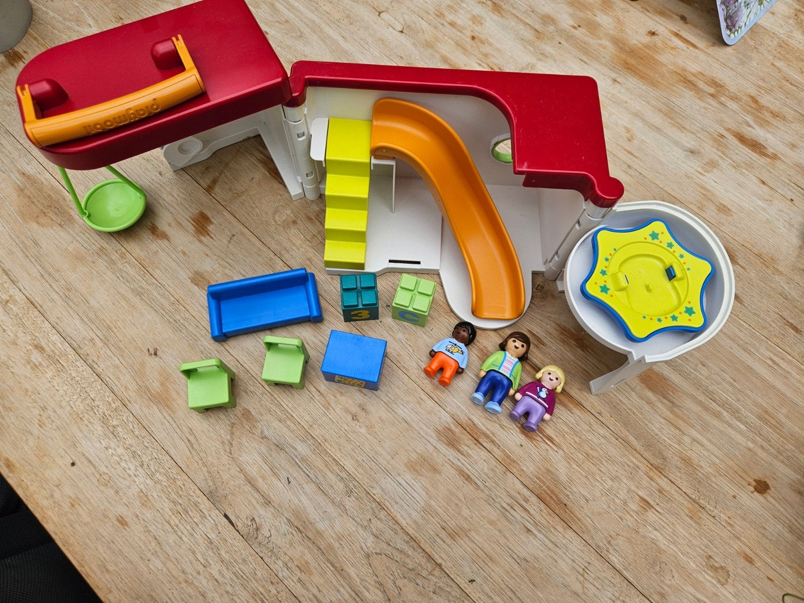 playmobil 1 2 3 kinderdagverblijf, Gebouw, Complete set, 1.2.3, Ophalen of Verzenden