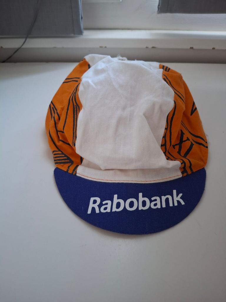 Vintage Rabobank Wielerpet - Gebruikt, Fietsen en Brommers, Gebruikt, Rabobank, Heren, Overige maten