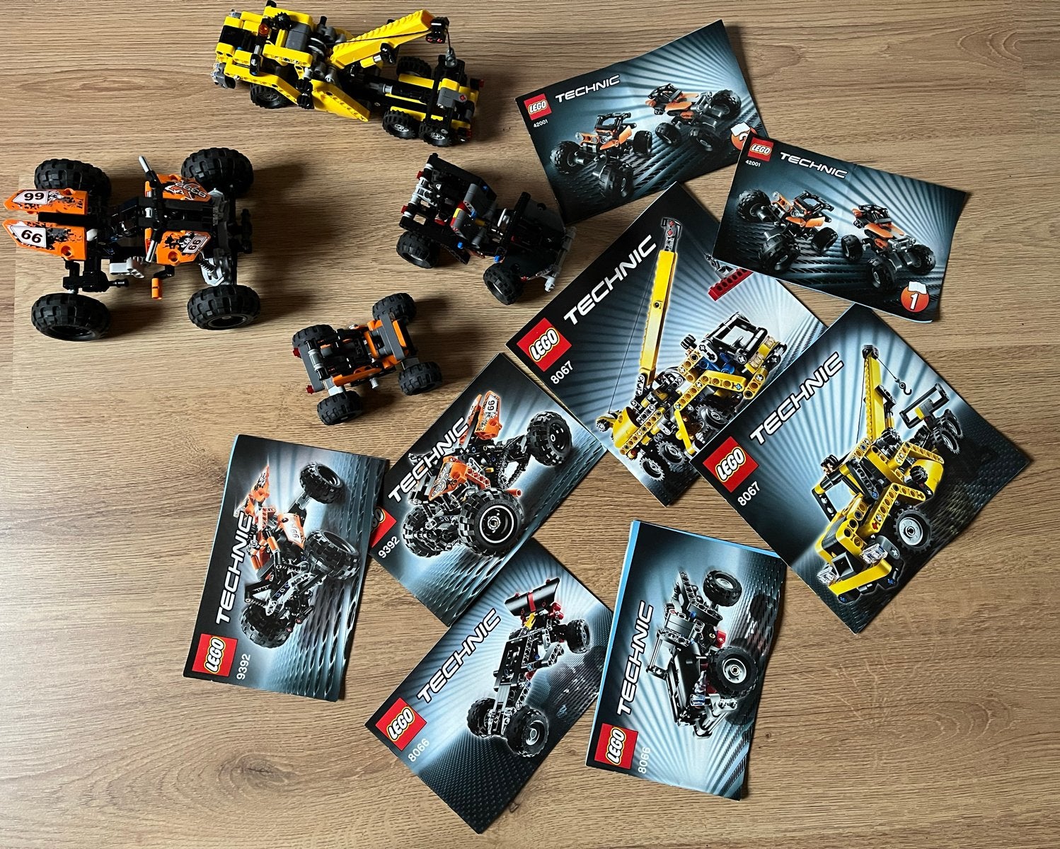 Diverse Lego Technic sets met instructieboekjes, Ophalen, Gebruikt