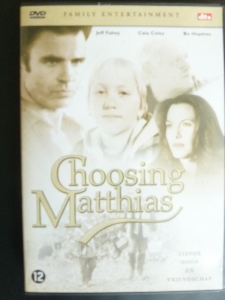 DVD. Choosing Matthias, Vanaf 12 jaar, Ophalen of Verzenden, Zo goed als nieuw