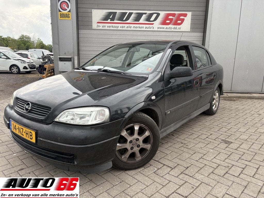 Opel Astra 1.6-16V Njoy AIRCO 06-2027, Voorwielaandrijving, Gebruikt, Zwart, 4 cilinders