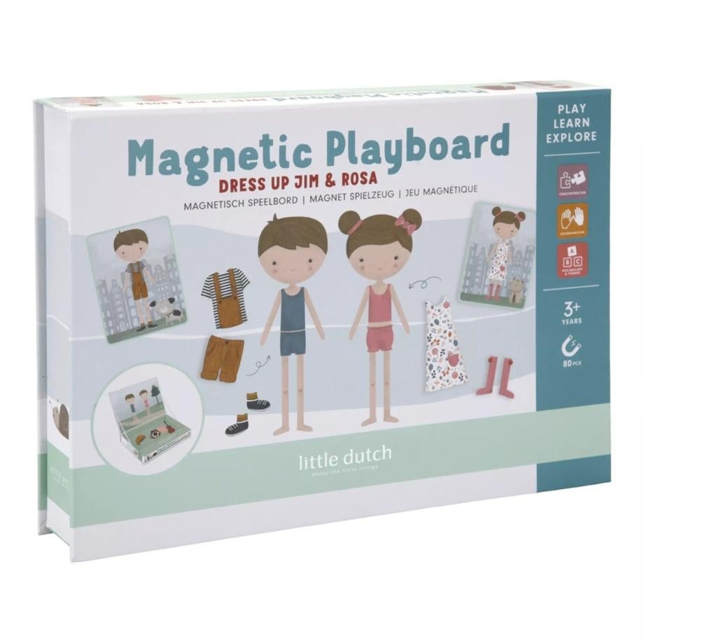 Nieuw Little Dutch magnetic playboard jim en rosa