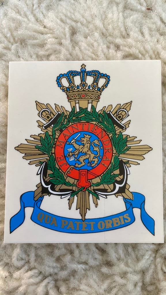 Korps  Mariniers embleem, Ophalen of Verzenden, Zo goed als nieuw, Bedrijf of Vereniging