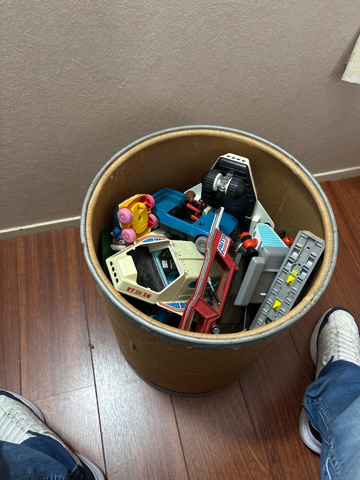 Grote ton vol Playmobil, ruim 20 jaar oud, Ophalen of Verzenden, Gebruikt, Losse onderdelen, Boot/Schip
