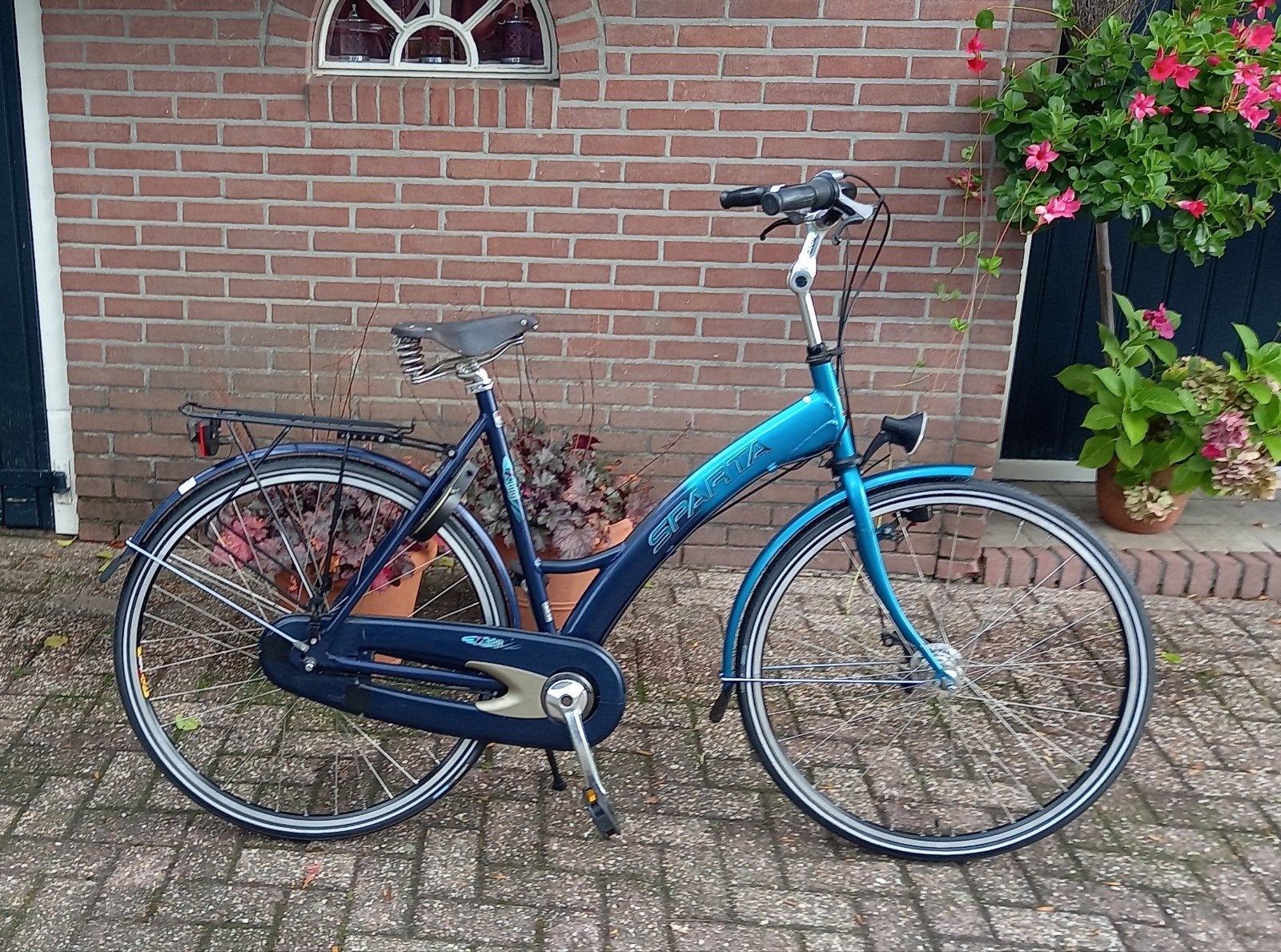 Damesfiets 56 cm frame, Ophalen, Sparta, Versnellingen, 53 tot 56 cm
