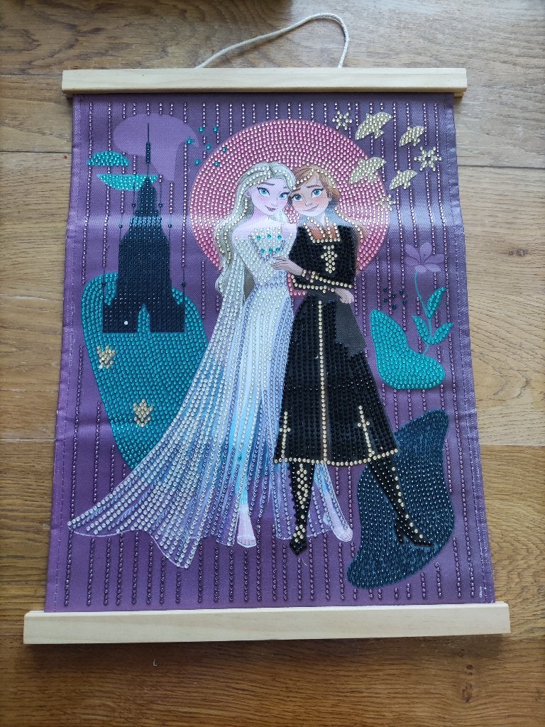 Frozen 'schilderij' diamond painting, Ophalen of Verzenden, Gebruikt