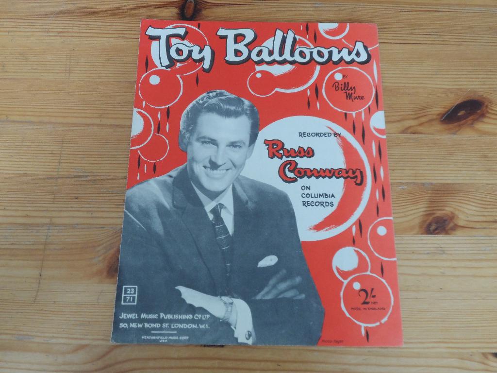 Toy balloons - billy mure - russ conway, Gebruikt, Gitaar, Ophalen of Verzenden, Artiest of Componist