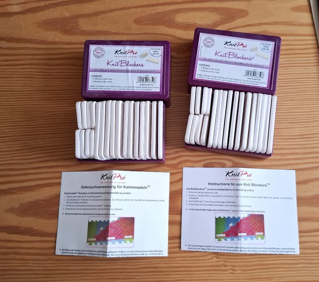 2 doosjes knitpro blockers, Ophalen of Verzenden, Zo goed als nieuw, Breien of Haken, Overige typen