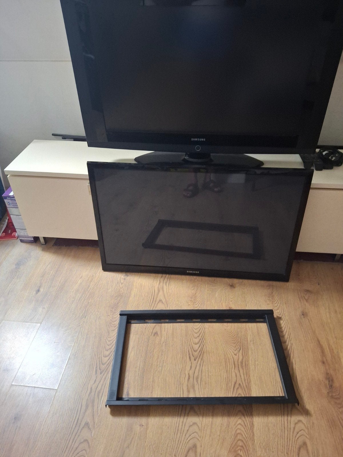 2x Samsung TV (103cm & 110cm) + Muurbeugel, Gebruikt, 50 Hz, Ophalen of Verzenden, Samsung