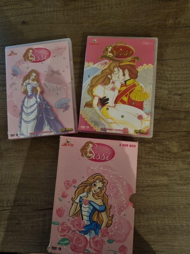 Box met 2 DVD's Princess Sissi, Alle leeftijden, Ophalen of Verzenden, Gebruikt