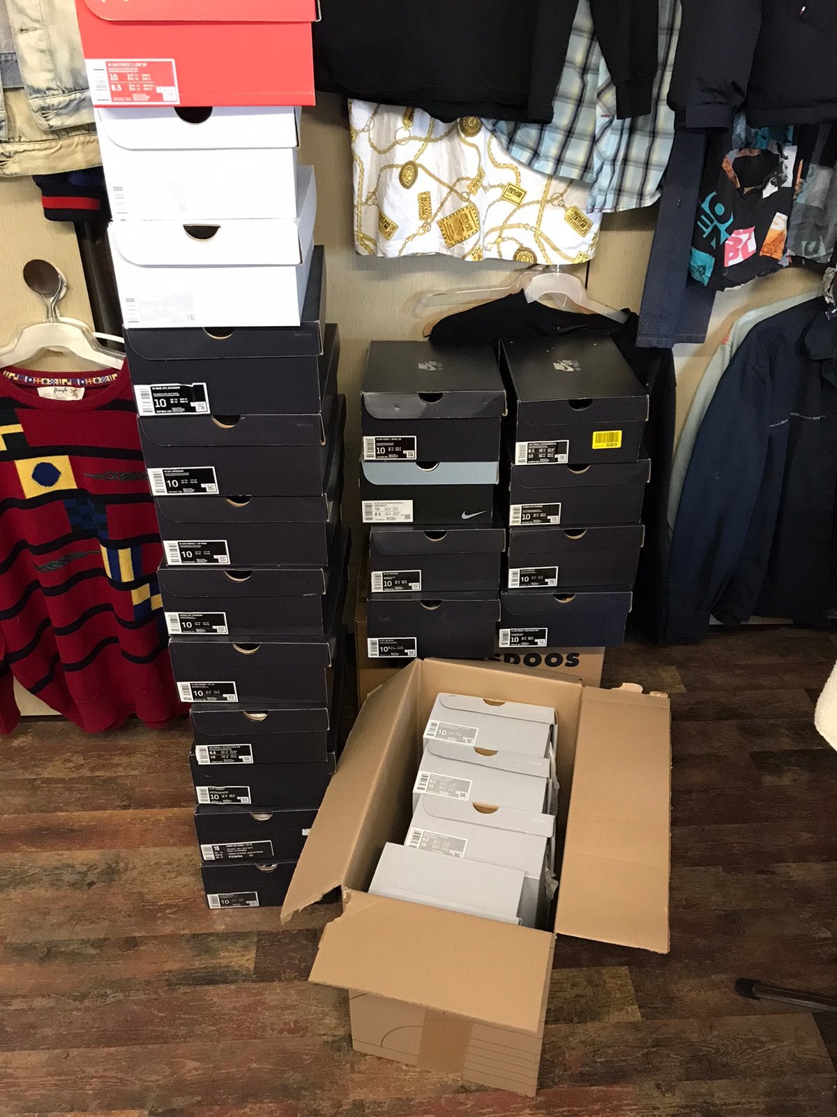 16 paar orginele nike air force 1 sneakers 42  leder nieuw, Overige kleuren, Nike, Nieuw, Ophalen of Verzenden
