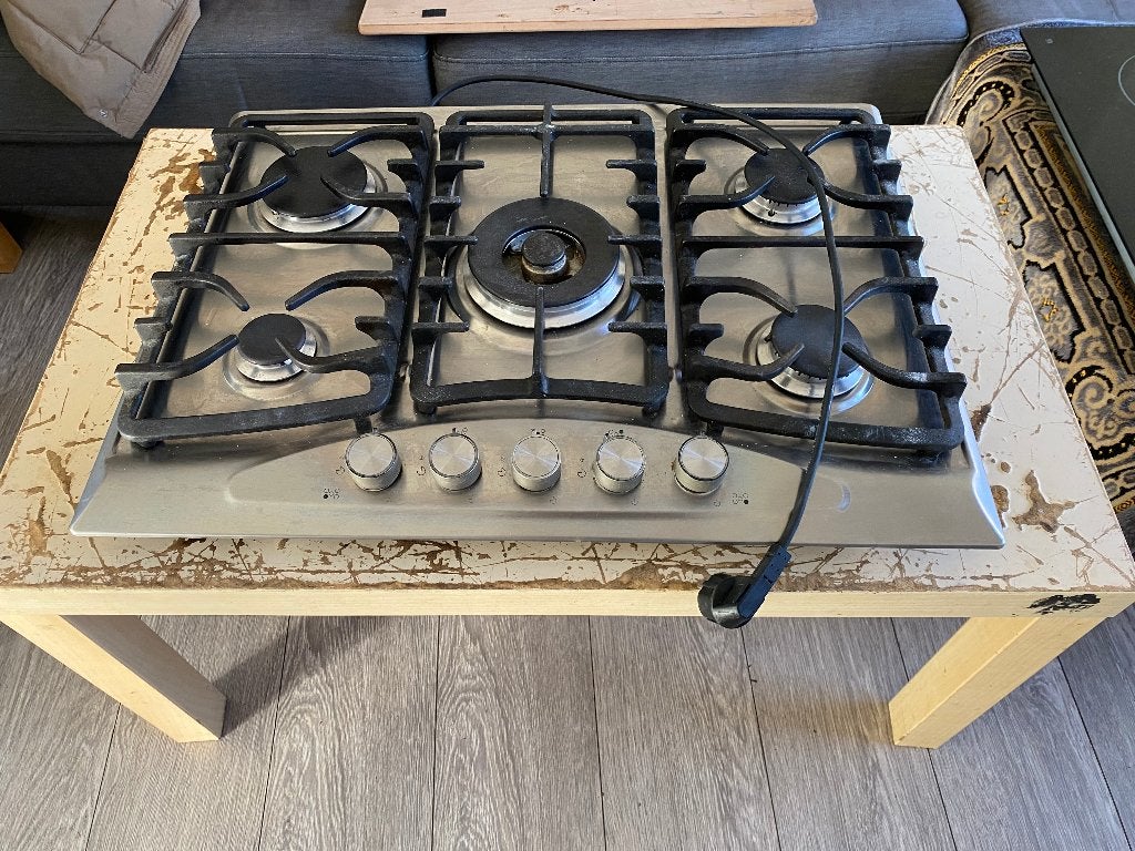 IKEA inbouw gas kookplaat ........, Witgoed en Apparatuur, Ophalen, Gebruikt, Inbouw, Gas