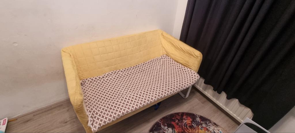 Ikea bankje knopparp, Ophalen, Tweepersoons, 75 tot 100 cm, Zo goed als nieuw