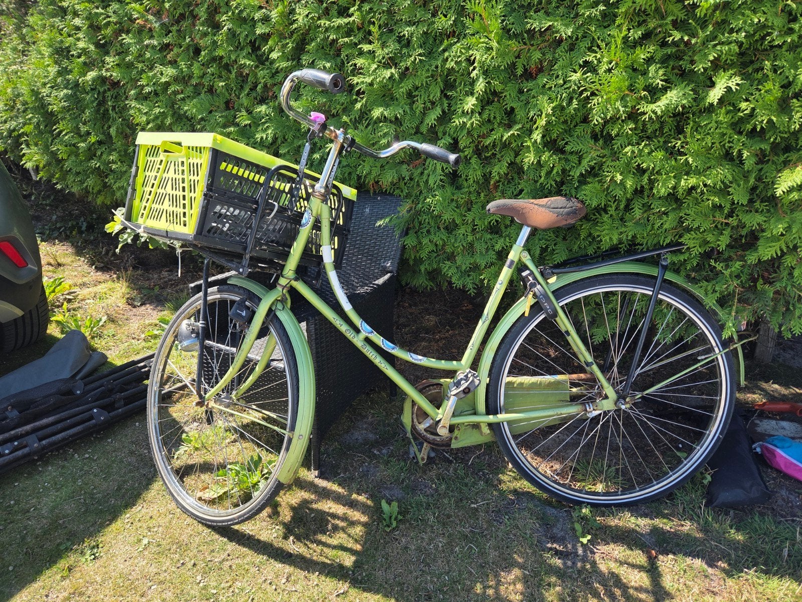 Leuke en praktische fiets voor camping en korte ritjes, Fietsen en Brommers, Fietsen | Dames | Damesfietsen, Overige merken, Terugtraprem