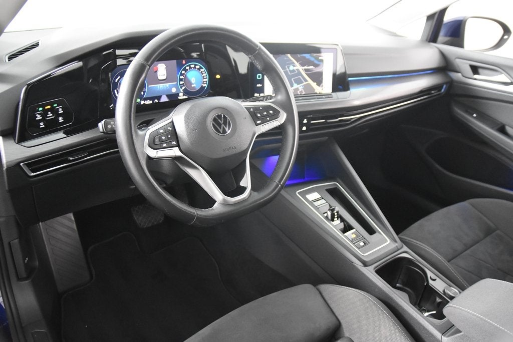 Volkswagen Golf VIII 1.4 eHybrid *1ste eigenaar*Massage*Leer, Auto's, 1490 kg, Gebruikt, 4 cilinders, Blauw
