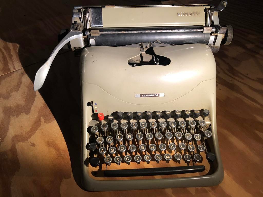 Vintage Olivetti, Ophalen, Gebruikt