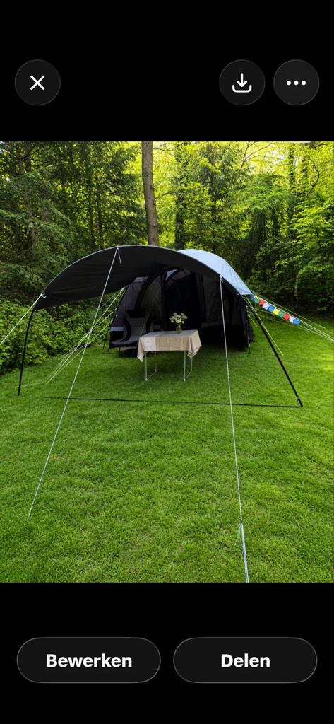 Obelink soleil luifel, Caravans en Kamperen, Tenten, Ophalen of Verzenden, Zo goed als nieuw