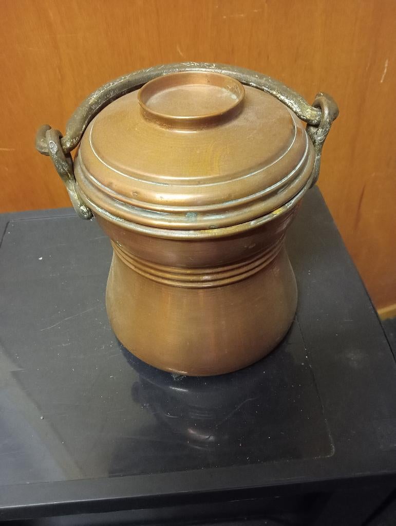 koperen pot, Antiek en Kunst, Antiek | Koper en Brons, Ophalen of Verzenden, Koper