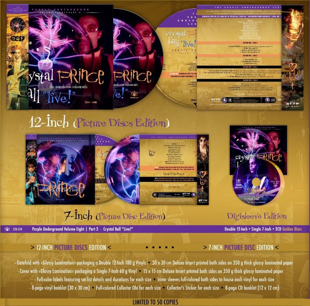 Prince - Crystal Ball 2LP+Rebirth 7inch+2CD (Picture Disc), Verzenden, 1980 - 1989, Nieuw in verpakking