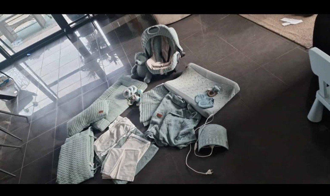 Baby's Only stonegreen set/uitzet, Ophalen, Zo goed als nieuw, Lamp, Overige merken