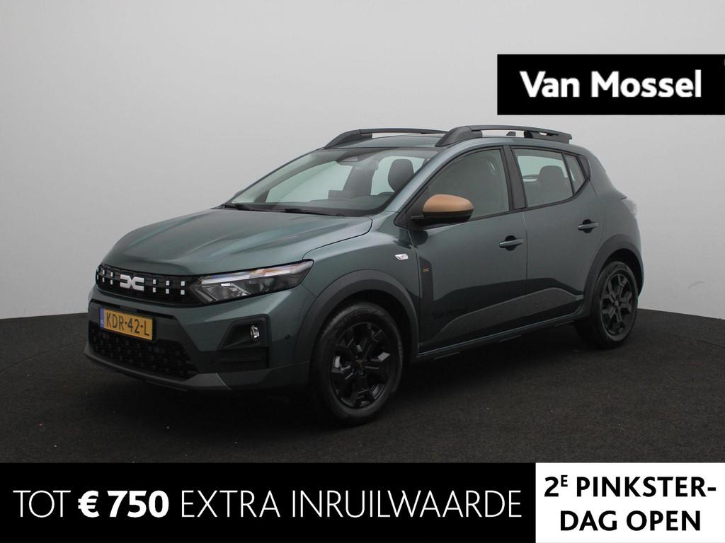 Dacia Sandero Stepway Eco-G 120 EDC extreme | Demo | Apple c, Auto's, Stof, Euro 6, 1199 cc, Origineel Nederlands
