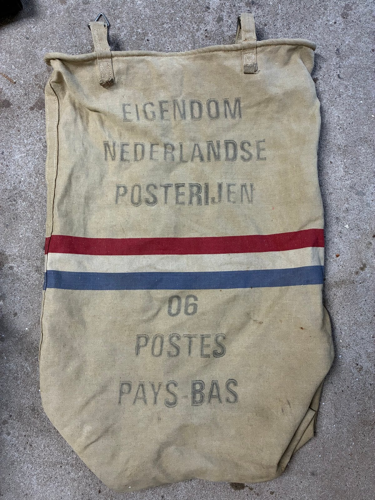Originele PTT Nederlandse Posterijen postzak - 80x55 cm, Ophalen, Gebruikt