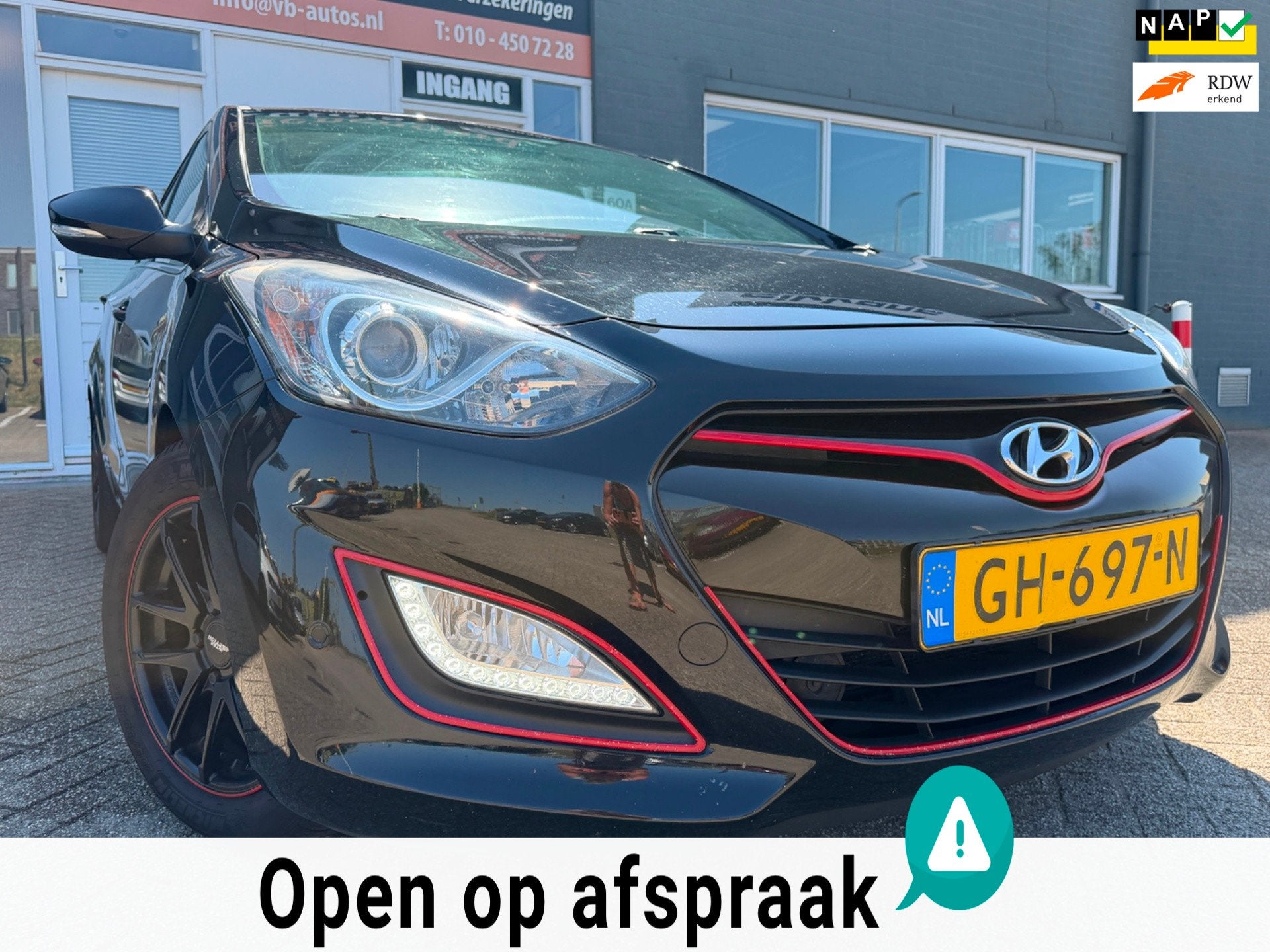 Hyundai I30 1.6 GDI i-Motion Plus van 2de Eig met parkeersen, Auto's, Voorwielaandrijving, Euro 5, Gebruikt, 4 cilinders