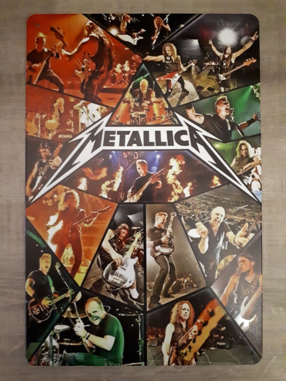 Metallica 20x30 cm Metalen Reclamebord, Verzamelen, Ophalen of Verzenden, Nieuw, Poster, Artwork of Schilderij