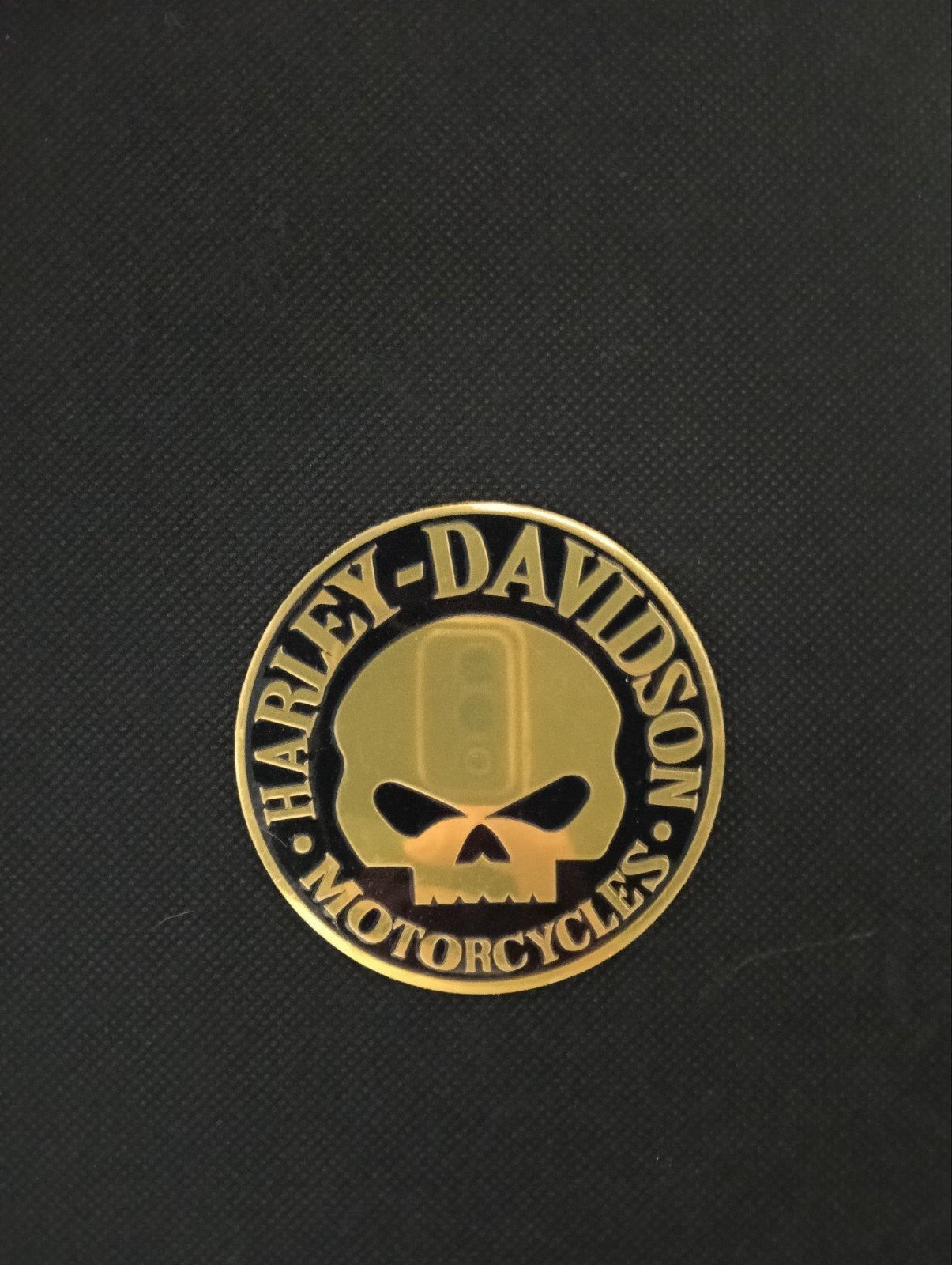 Harley-Davidson Motorcycles Skull Logo Sticker/Embleem, Ophalen of Verzenden