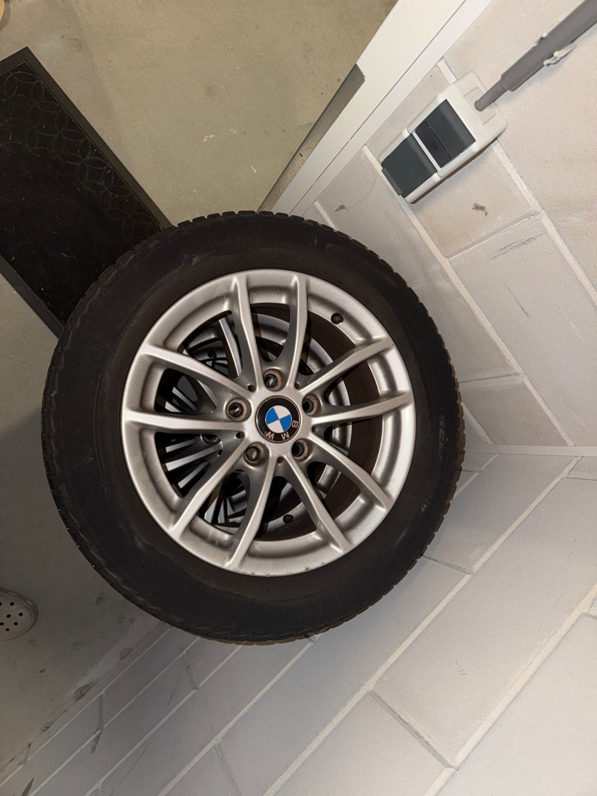 BMW Velgen 205/55/r16 Michelin CrossClimate All Season, Ophalen, Gebruikt, 16 inch, Banden en Velgen