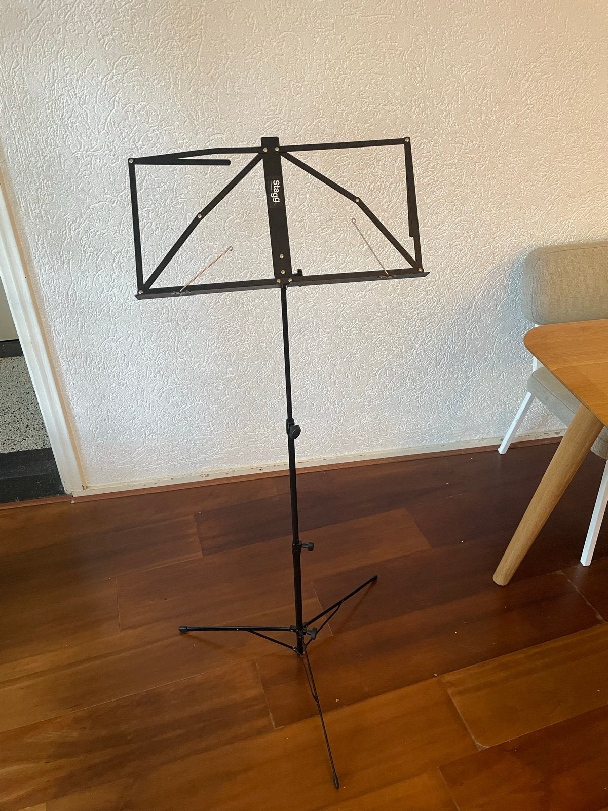 Opvouwbare muziekstandaard met draagtas, Ophalen, Zo goed als nieuw, Muziekstandaard, Overige instrumenten