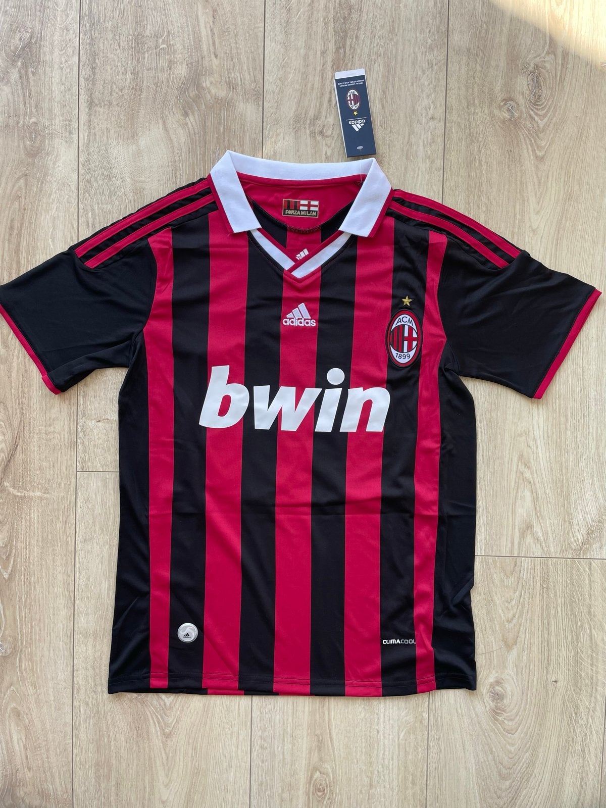 AC Milan Thuisshirt Ronaldinho 80 - Maat M of S, Maat 48/50 (M), Zwart, Nieuw, Ophalen of Verzenden