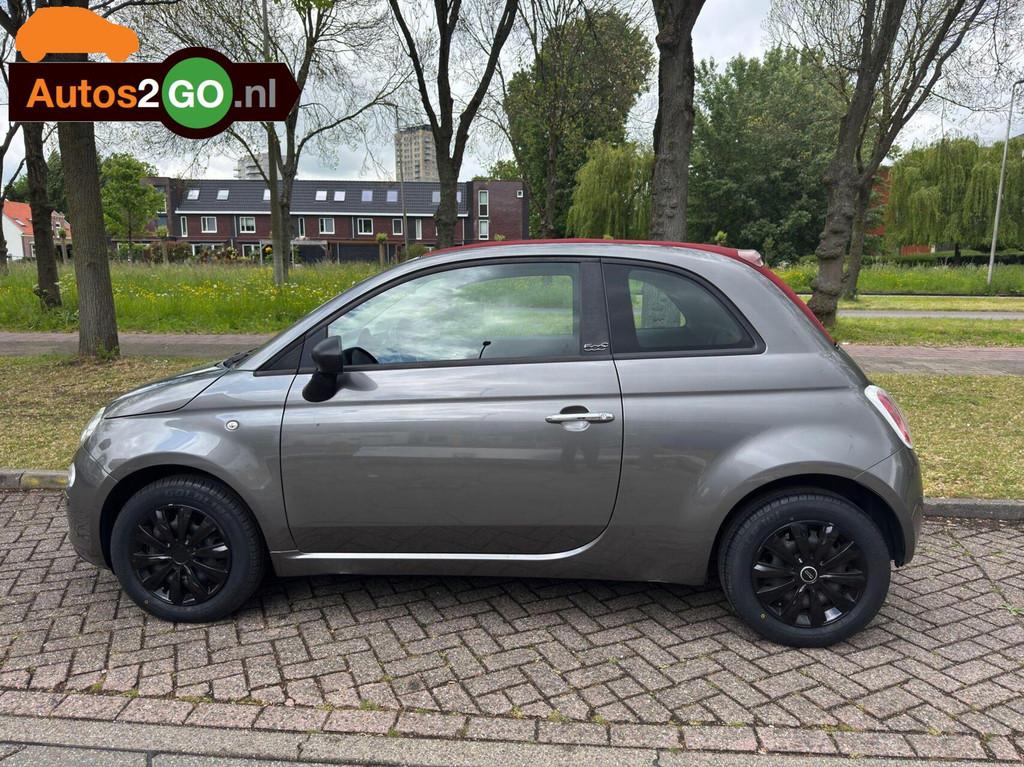 Fiat 500 C 1.2 Lounge I Airco I Multi media I Apple Carplay, Auto's, Euro 5, Gebruikt, 4 cilinders, Cabriolet