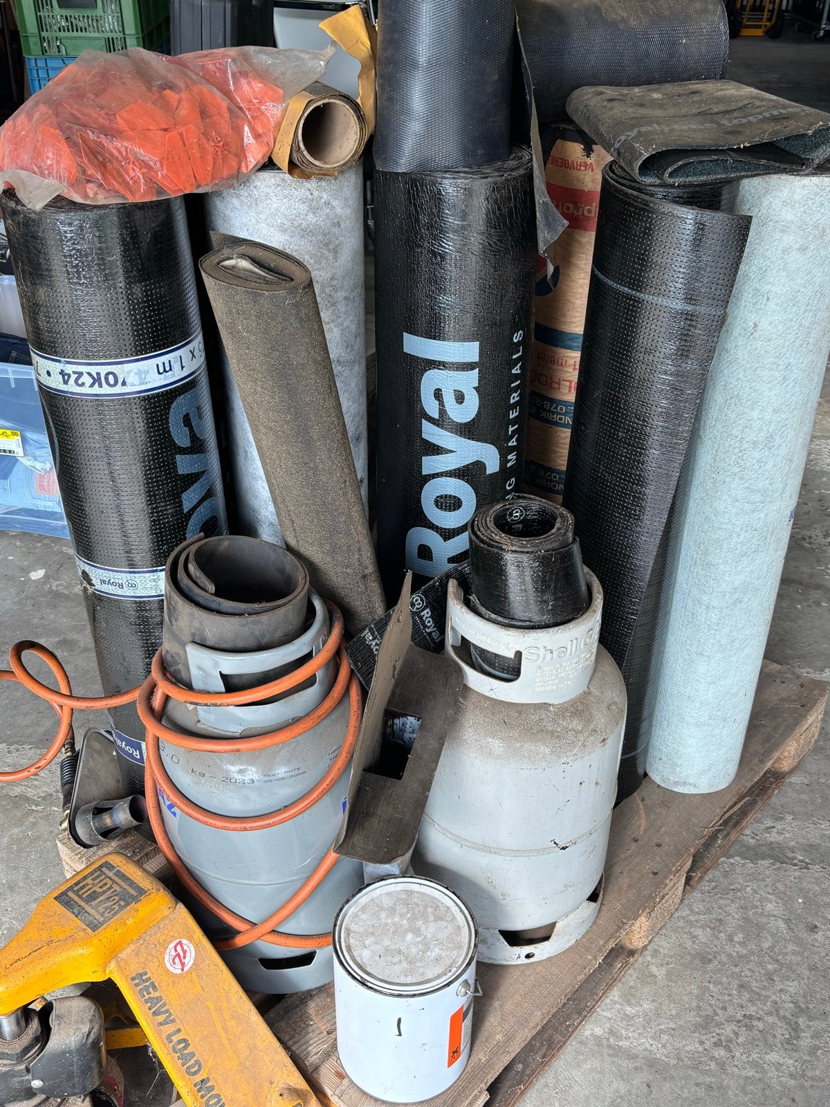 Dakbedekking materiaal en toebehoren, Doe-het-zelf en Verbouw, Ophalen, Overige materialen, Gebruikt, Zwart