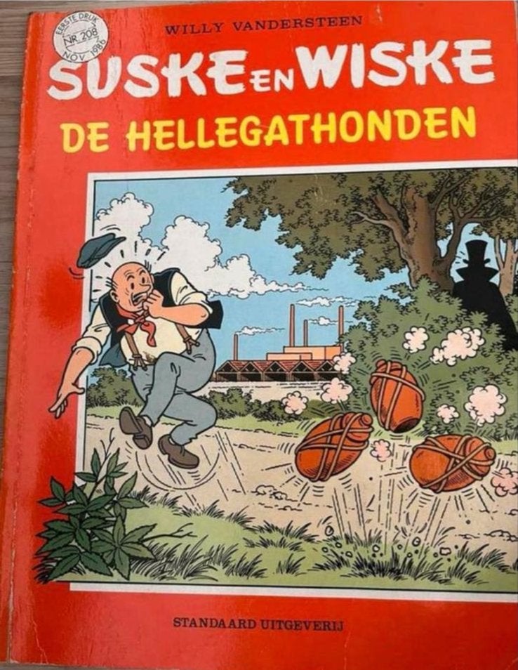 Suske en Wiske - De Hellegathonden (Willy Vandersteen), Boeken, Stripboeken, Eén stripboek, Ophalen of Verzenden, Gelezen