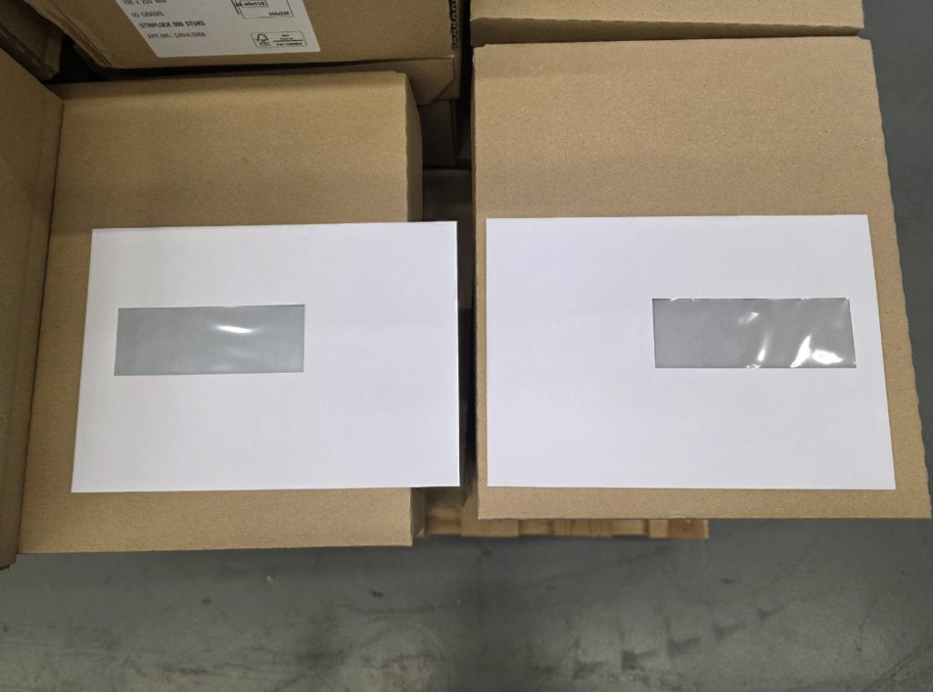 Partij nieuwe EA5 venster enveloppen - 32 dozen met strip, Diversen, Ophalen, Nieuw