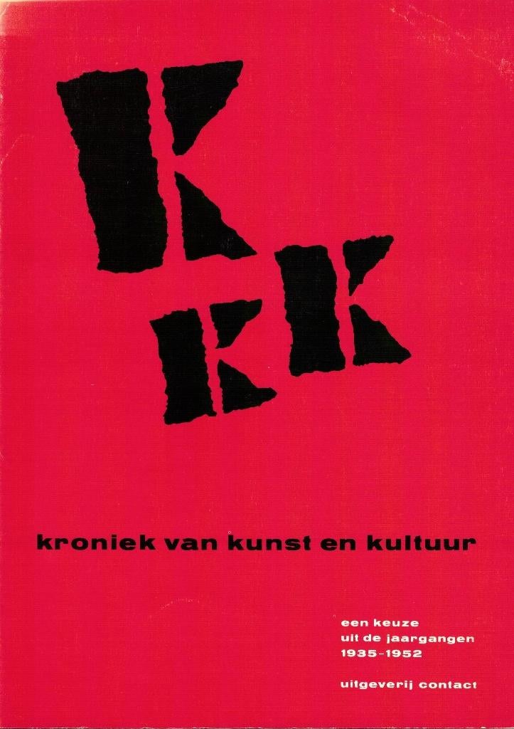 Kroniek van kunst en kultuur., Ophalen of Verzenden, Gelezen