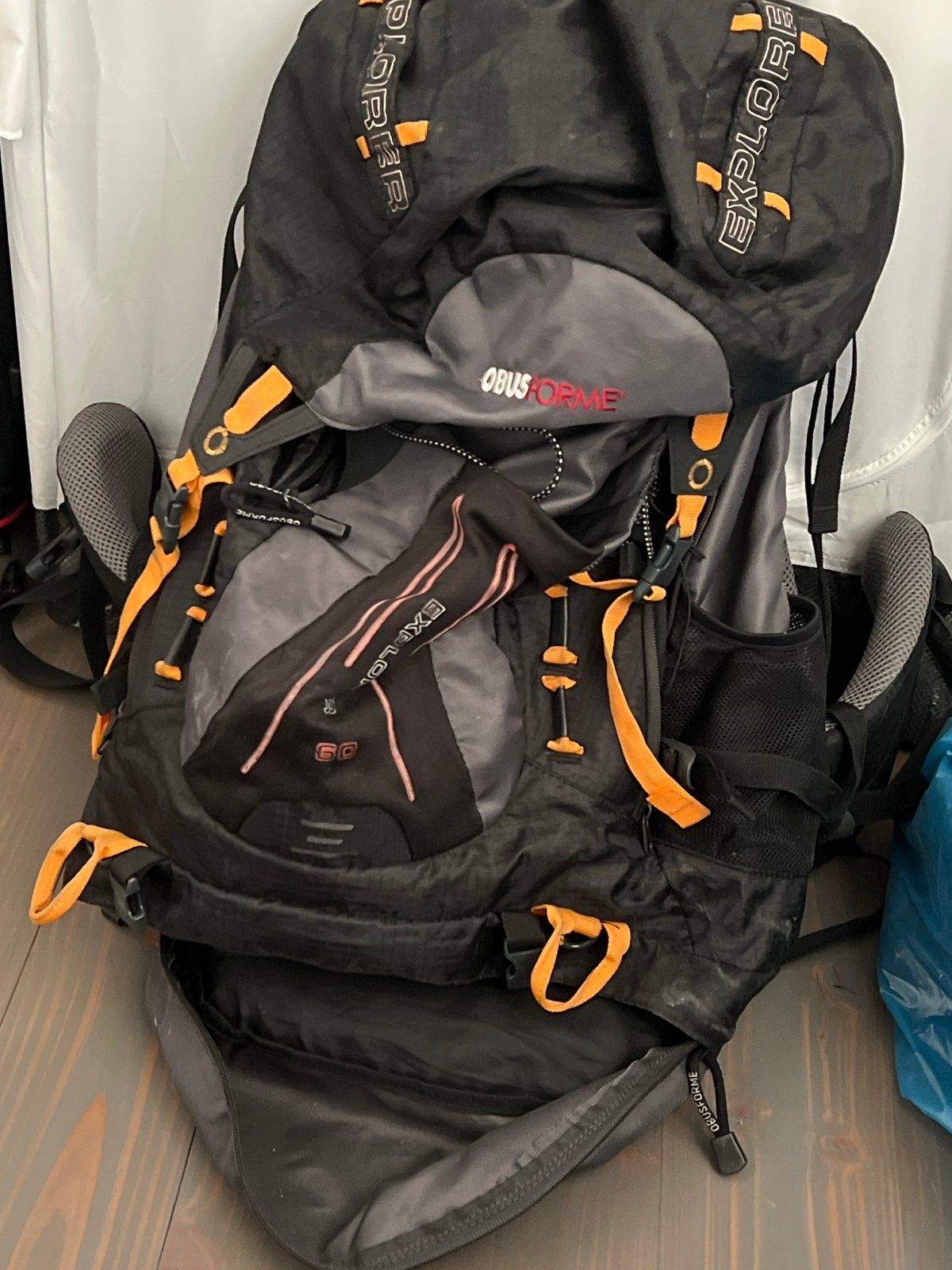 Obusforme 60L Backpack - Goede staat, Overige merken, Ophalen of Verzenden, Zo goed als nieuw, Trekking