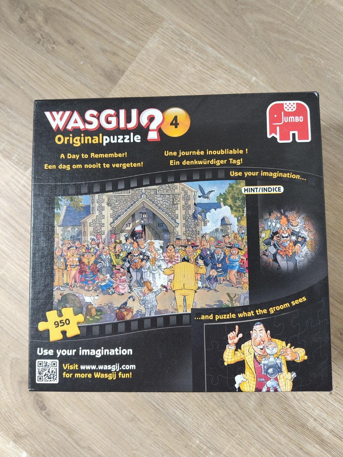 WASGIJ original 4 'Een dag om nooit te vergeten' 950 stukjes, Ophalen, 500 t/m 1500 stukjes, Zo goed als nieuw