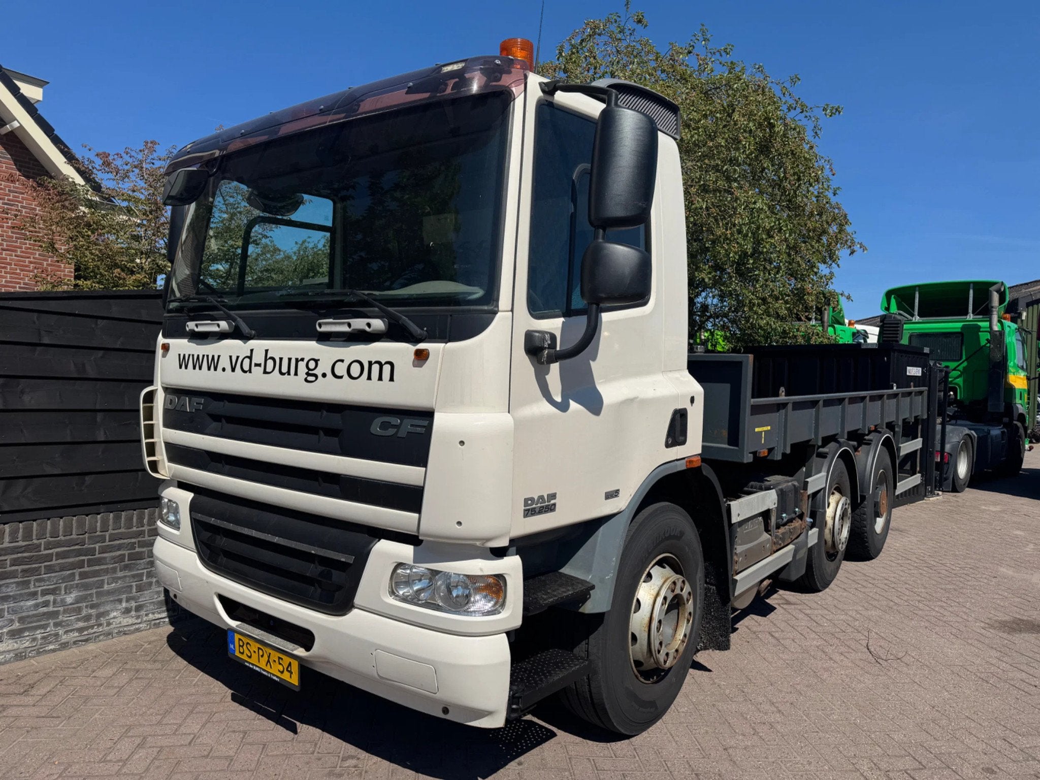 DAF CF 75.250 6 X 2 Euro 5 178000Kl. (bj 2007), Auto's, Automaat, Euro 5, Origineel Nederlands, Verwarmde buitenspiegels