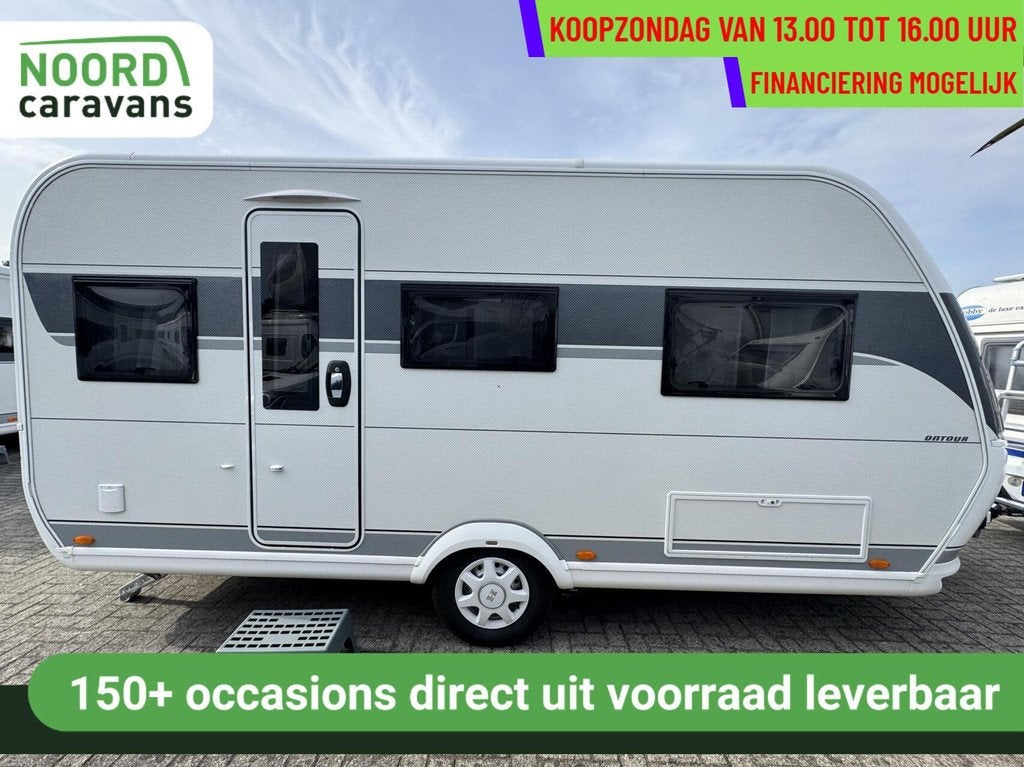 Hobby 460 DL ONTOUR, ENKELE BEDDEN, RONDZIT, MOVER,VOORTENT, Caravans en Kamperen, Mover, Rondzit, Hobby, Bedrijf