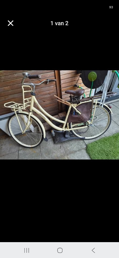 DamesFiets, Gebruikt, Versnellingen, 50 tot 53 cm, Trommelrem