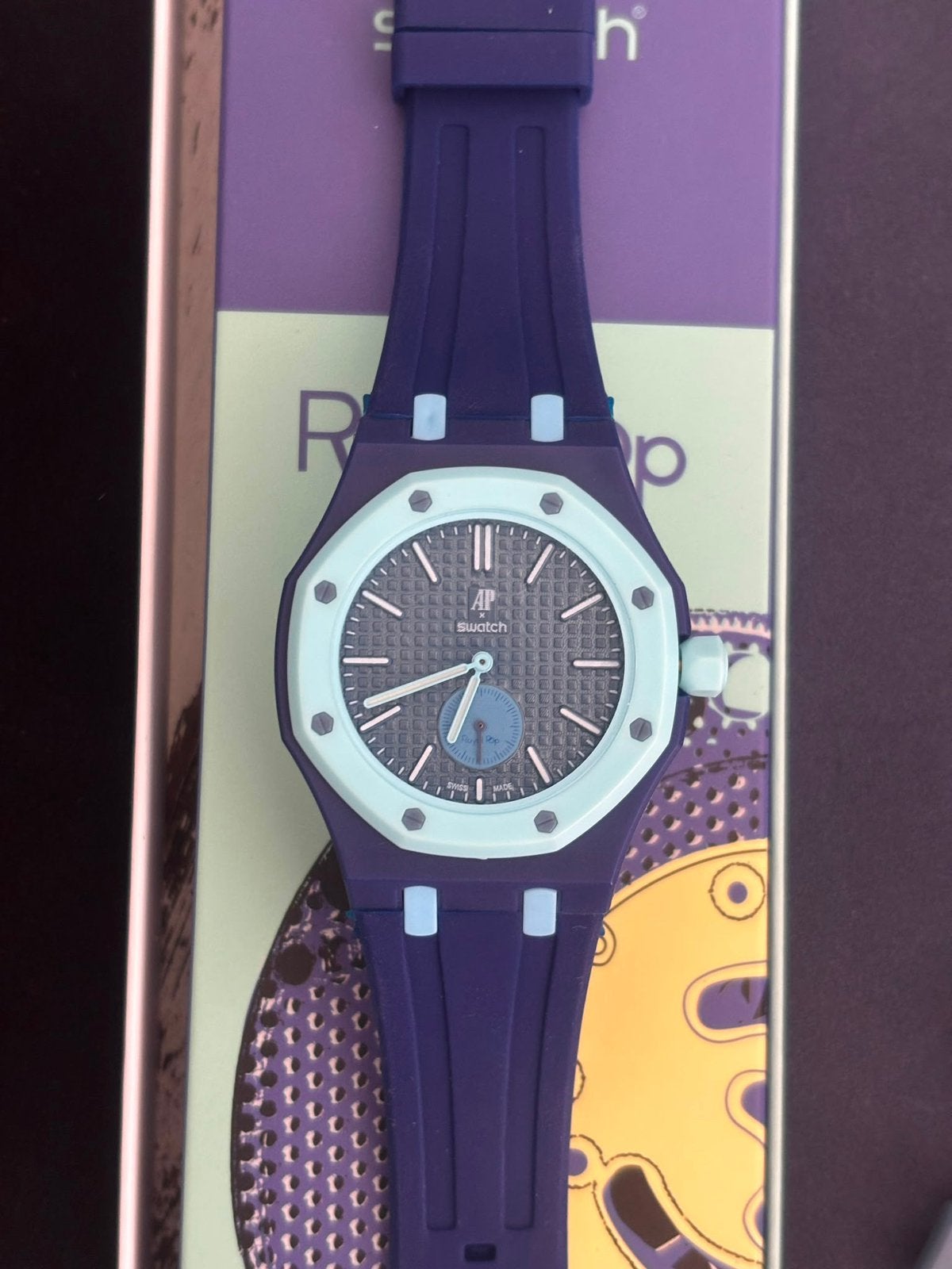 Audemars Piguet x Swatch Royal Pop, Overige materialen, Polshorloge, Nieuw, Ophalen