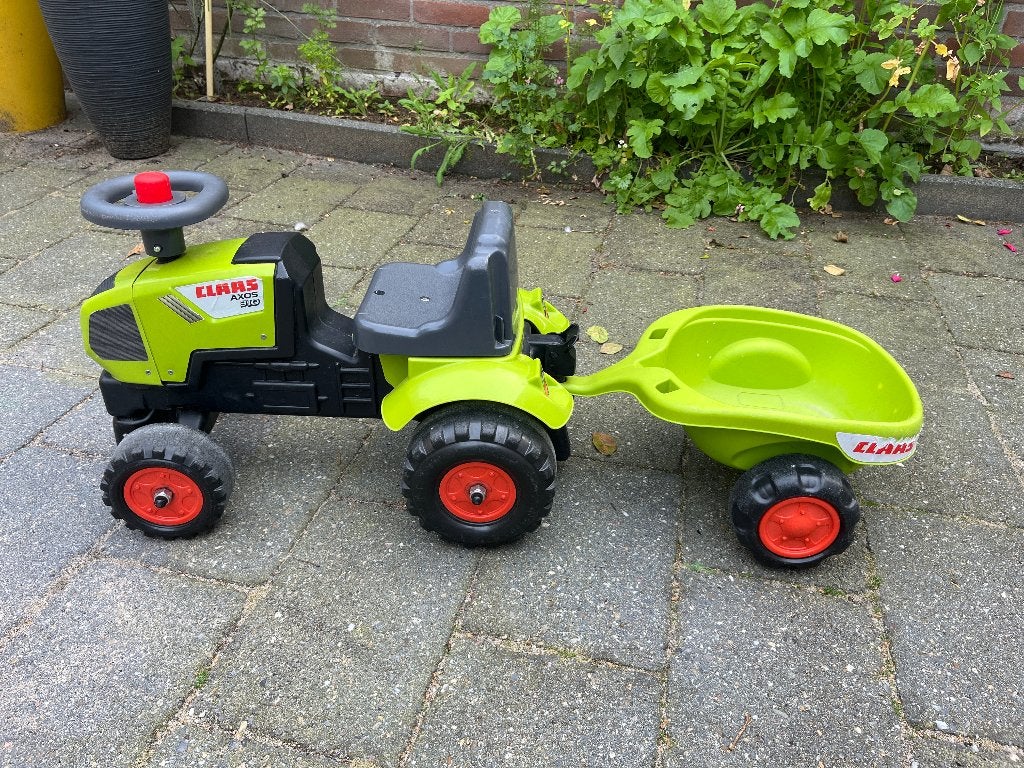 Looptractor met aanhanger Falk Claas, Ophalen, Gebruikt