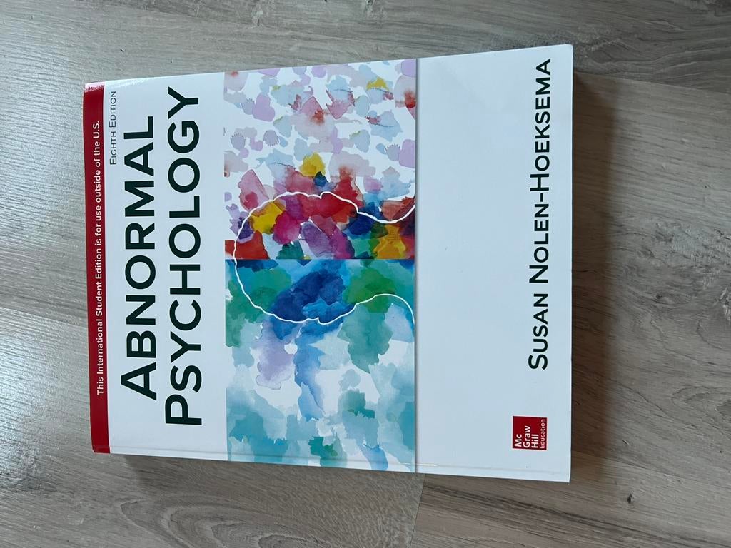 Abnormal psychology, Boeken, Ophalen of Verzenden, Zo goed als nieuw