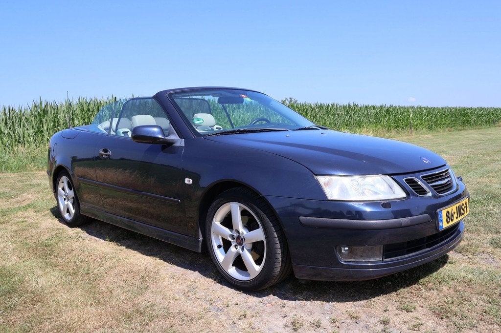Saab 9-3 Cabrio 1.8t Vector|Automaat|Trekhaak|Elek. kap|Airc, Auto's, Saab, 1998 cc, Gebruikt, Beige, 4 cilinders