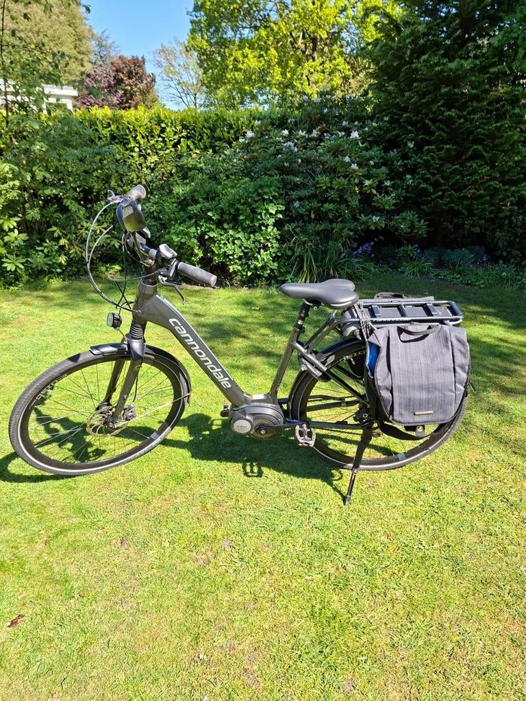 Cannondale E-bike met fietstassen, Overige merken, Ophalen of Verzenden, Zo goed als nieuw, 51 tot 55 cm