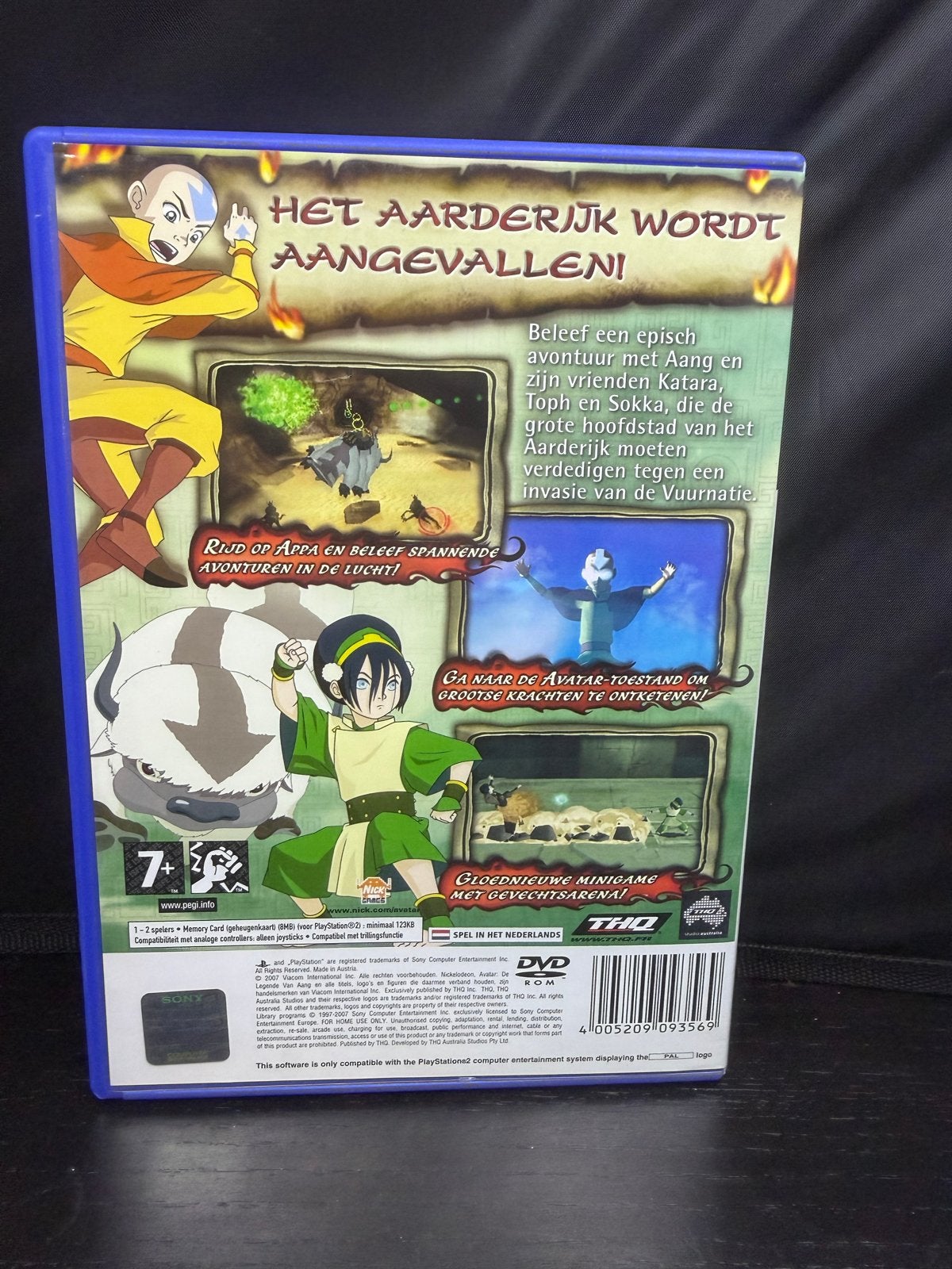 Avatar: De Legende van Aang - De Brandende Aarde PS2, Avontuur en Actie, Z, 1 speler, Z