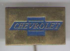 Chevrolet blauw op koper auto speldje ( A_168 ), Verzenden, Nieuw, Transport, Speldje of Pin