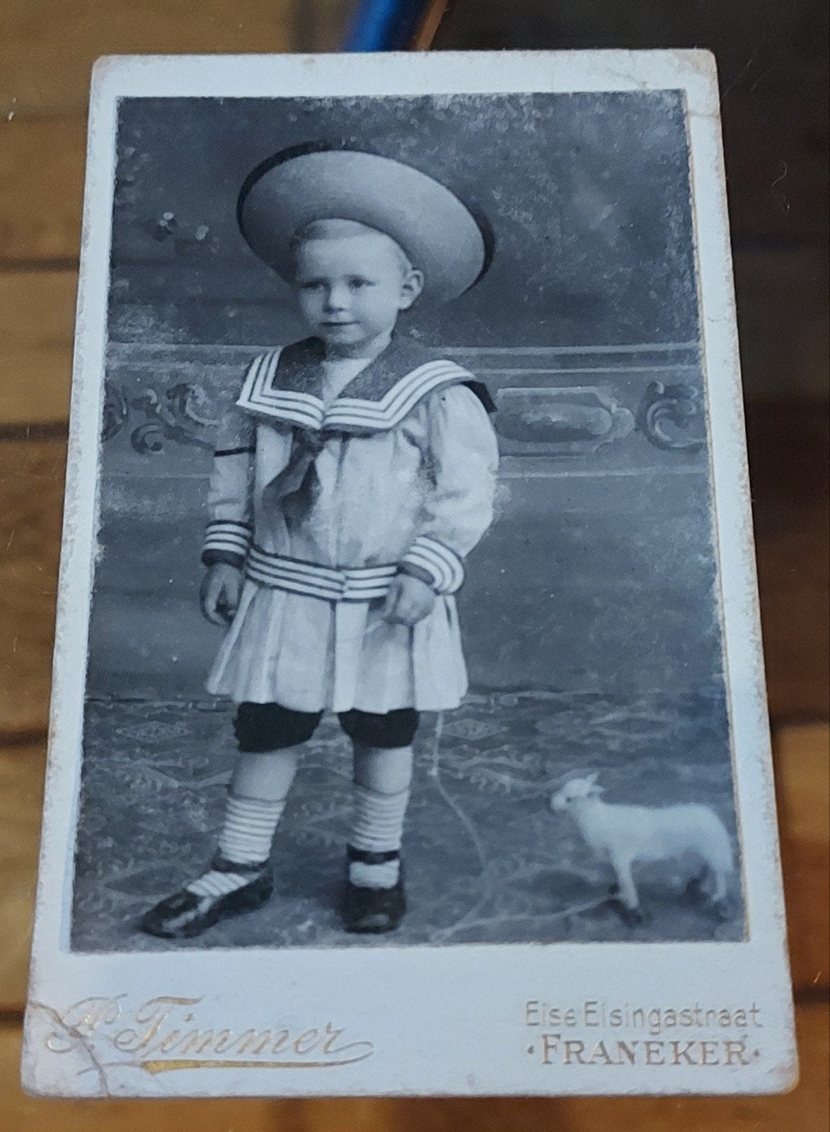 CdV Franeker, Timmer 1913, Ophalen of Verzenden, Voor 1940, Gebruikt, Klederdracht